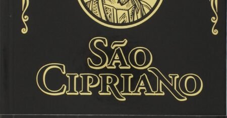 Livro Físico – São Cipriano, o bruxo (capa preta) Capa dura